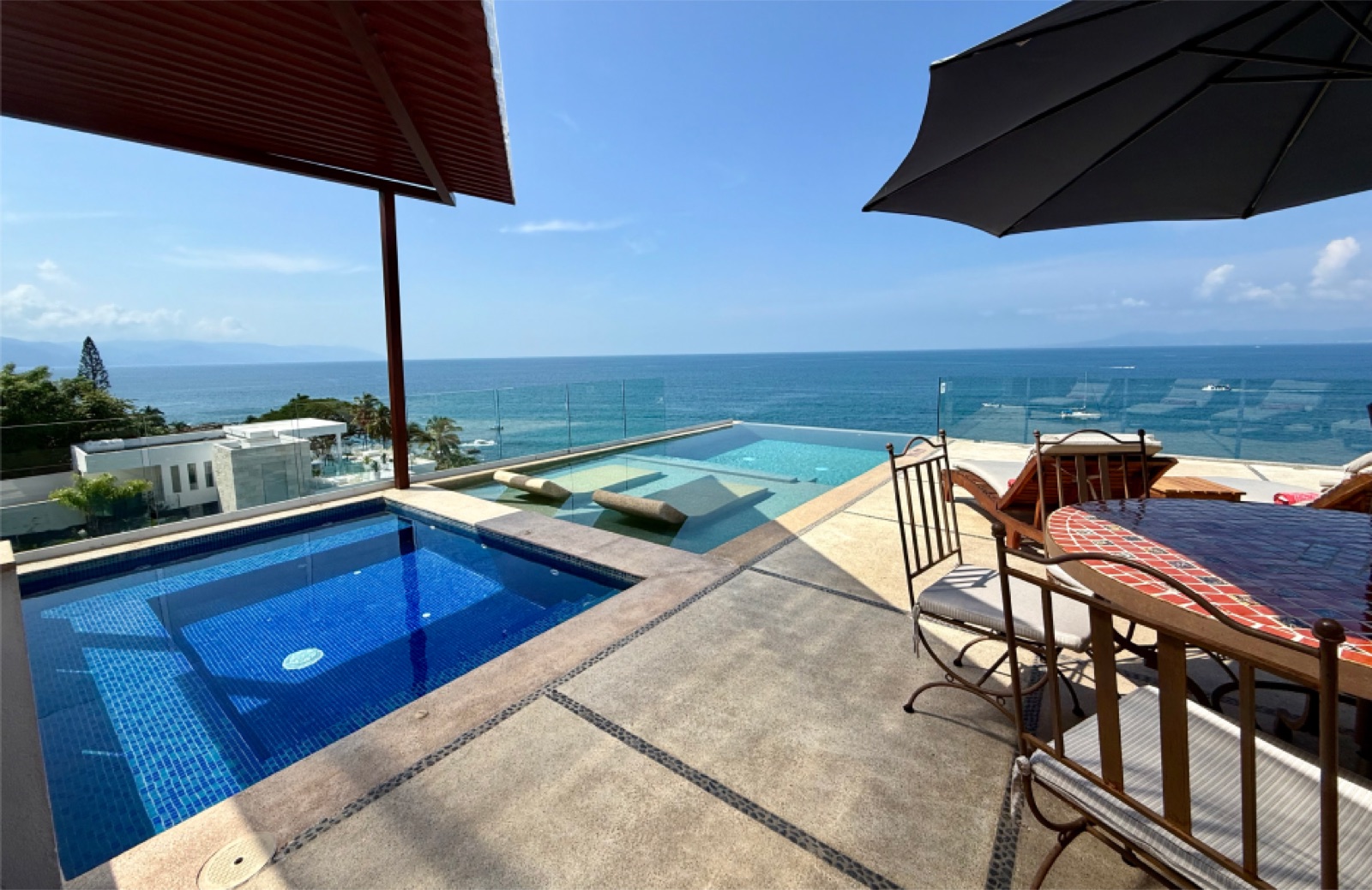 Rooftop pool